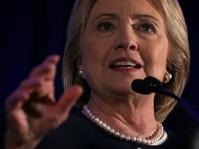 Democratic presidential candidate Hillary Clinton speaks during a 'Women for Hillary&