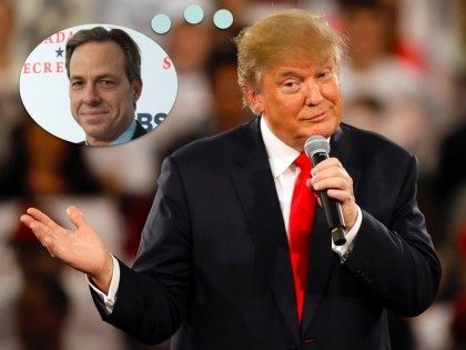 President Donald Trump ridiculed CNN’s Jake Tapper on Twitter on Sunday, after a condescending interview with White House senior advisor Stephen Miller.