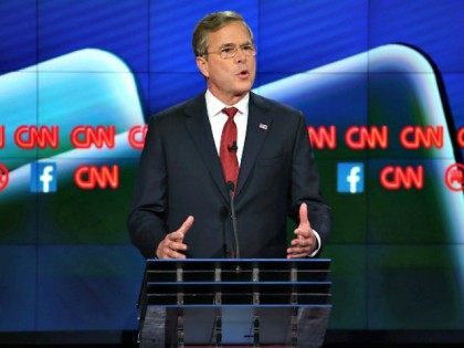 Jeb Debate Justin Sullivan Getty