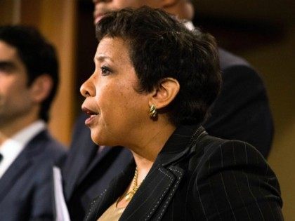 United States Attorney General Loretta E. Lynch holds a press conference. December 3, 2015