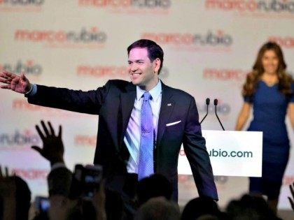 Marco Rubio and Wife Rally APWilfredo Lee
