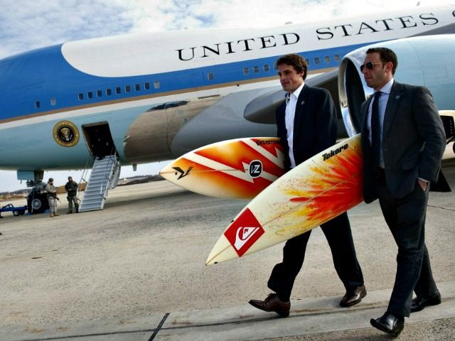 Obama Vacay Surfboards Secret Service AFP