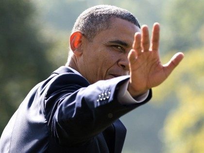 Obama evil hand (Carolyn Kaster / Associated Press)