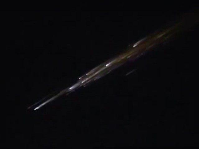 Russian space ship (Justin Linder / YouTube)