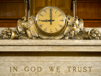 In God We Trust (Brendan Hoffman / Getty) In God We Trust (Brendan Hoffman / Getty)
