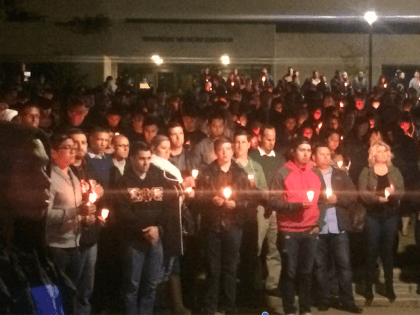 San Bernardino vigil (Adelle Nazarian / Breitbart News)