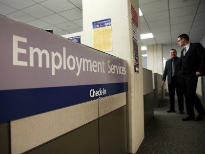 New York Labor Department office is viewed in Manhattan on March 6, 2015 in New York City.