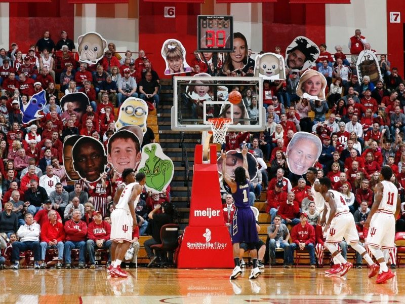 Watch Indiana Basketball Fans Distracted Free Throw Shooter by Singing