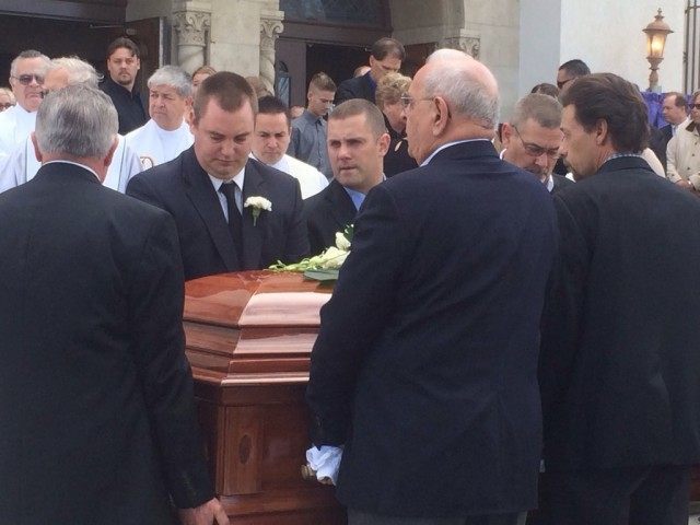 Damian Meins funeral (Adelle Nazarian / Breitbart News)