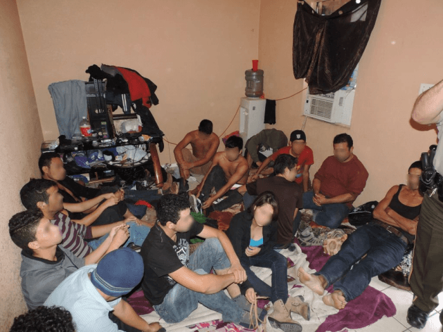 31 immigrants found in small apt US Customs and Border Patrol