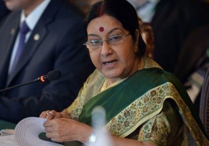 Indian External Affairs Minister Sushma Swaraj‏