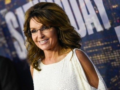 Sarah Palin attends the SNL 40th Anniversary Special at Rockefeller Plaza on Sunday, Feb. 15, 2015, in New York. (Photo by Evan Agostini/Invision/AP)