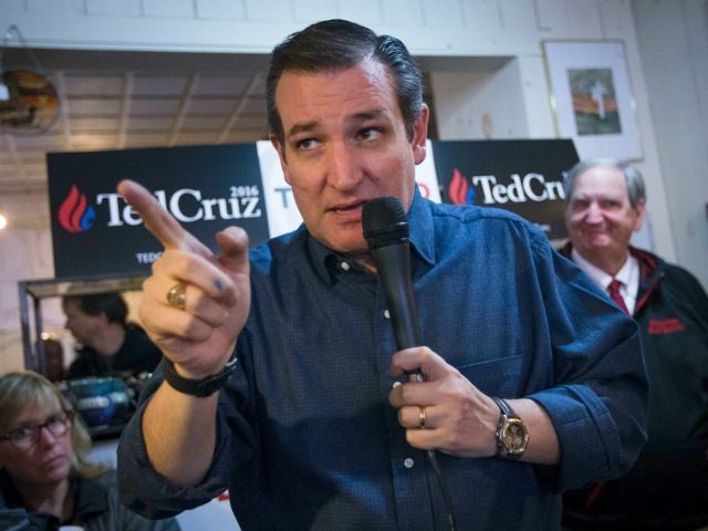 Republican presidential candidate, Sen. Ted Cruz, R-Texas speaks during a campaign stop at