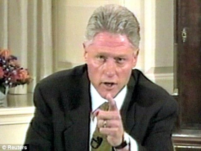 Bill Clinton Points Reuters