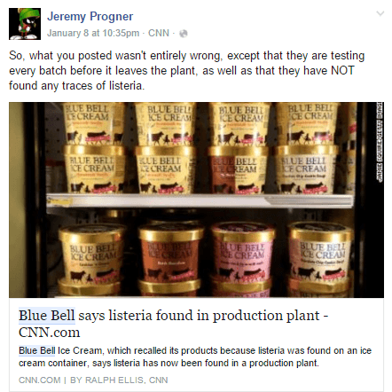 Blue Bell Reaction #6