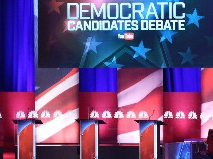 Democratic debate (Andrew Burton / Getty)