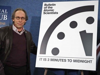Doomsday Clock 2016 (Alex Brandon / Associated Press)
