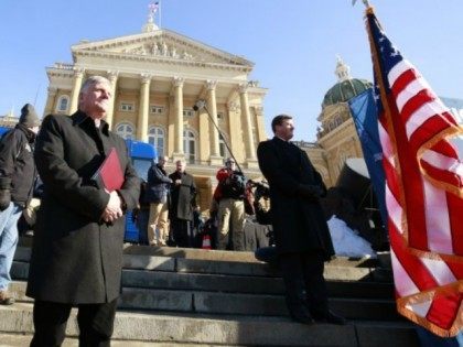 Franklin Graham at the state capital in Des Moines Iowa, Jan. 5 2016.