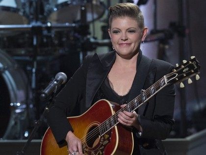 Singer Natalie Maines of the Dixie Chicks performs during a tribute concert in honor of si