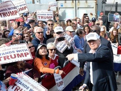Donald Trump rallies in Norfolk
