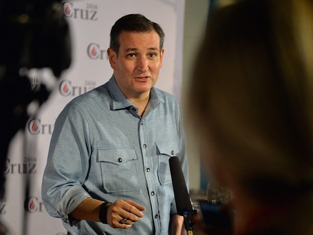 NASHVILLE, TN - DECEMBER 22: Republican presidential candidate Sen. Ted Cruz (R-TX) speaks to the media during his Country Christmas Tour at Rocketown on December 22, 2015 in Nashville, Tennessee. Cruz is on a swing through eight Super Tuesday states in five days. (Photo by Jason Davis/Getty Images)