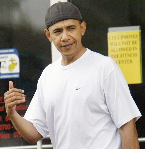Obama Backwards Cap Hawaii AP AFP Getty