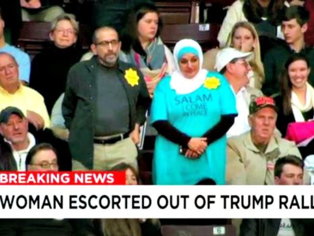 Rose Hamid at Trump Rally CNN