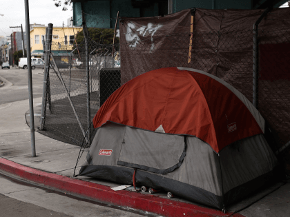 San Francisco homeless tent (Justin Sullivan / Getty)
