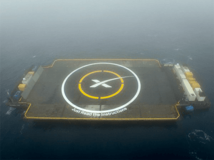 SpaceX drone ship (SpaceX / Twitter)