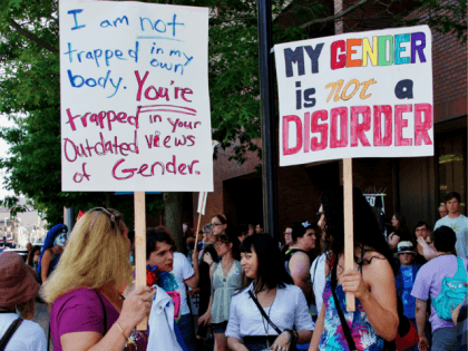 Transgender LGBT gender protest