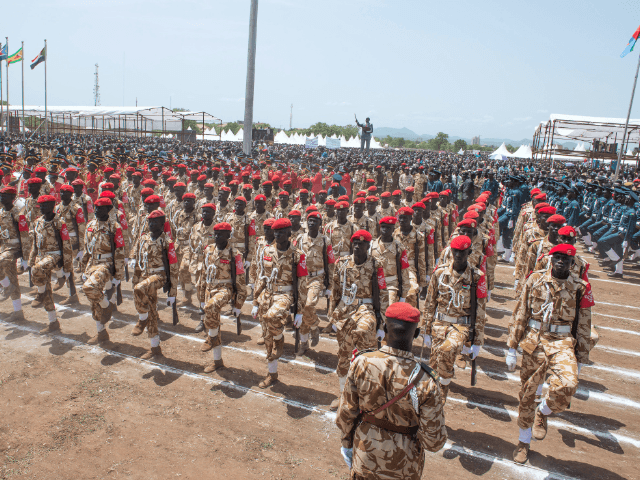 Sudan People's Liberation Army (SPLA) march and salute South Sudan's …