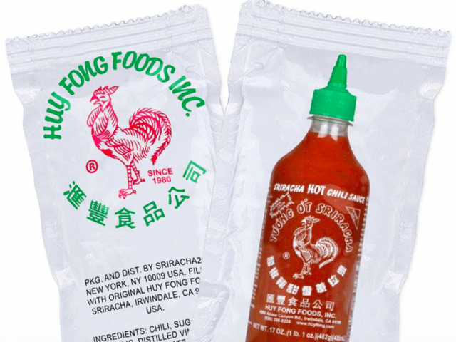 Sriracha hot sauce packet (Facebook)