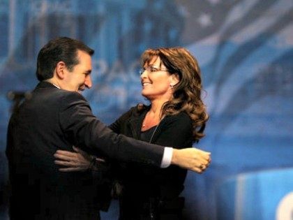 Ted Cruz and Sarah Palin Flickr Gage Skidmore