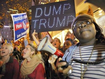 Trump Protesters AP