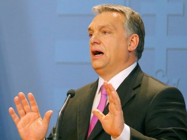 Hungarian Prime Minister Viktor Orban addresses news conferece in Budapest, …