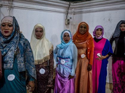 YOGYAKARTA, INDONESIA - AUGUST 12: Members of a boarding school, Al-Fatah, for transgender