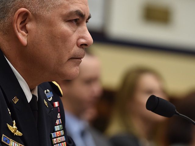 Commander US Forces Afghanistan General John Campbell testifies before the House Armed Services Committee on Capitol Hill in Washington, DC, October 8, 2015. US President Barack Obama on Wednesday apologized to Doctors Without Borders (MSF) for a deadly US air strike on an Afghan hospital, as the medical charity demanded …