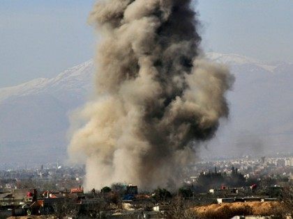 Assad Barrel Bombs Daraya REUTERSOmar Abu Bakr