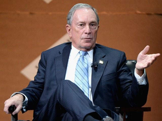 Bloomberg LP Founder Michael Bloomberg speaks onstage during 'Disrupting Information