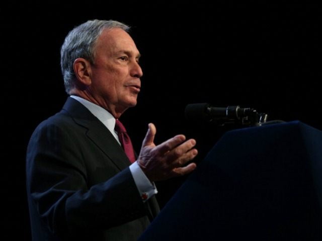 New York Mayor Michael Bloomberg speaks to the Economic Club of New York in what is being