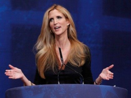 Conservative author and pundit Ann Coulter delivers remarks to the Conservative Political Action Conference (CPAC) at the Marriott Wardman Park February 10, 2012 in Washington, DC. Thousands of conservative activists are attending the annual gathering in the nation's capital. (Photo by