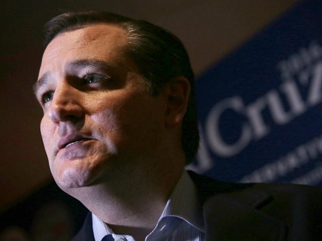 GREENVILLE, SC - FEBRUARY 12: Republican presidential candidate Sen. Ted Cruz (R-TX) brie