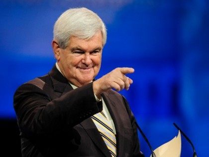 WASHINGTON, DC - MARCH 16: Newt Gingrich, former Speaker of the U.S. House of Representatives. speaks at the 2013 Conservative Political Action Conference (CPAC) MARCH 16, 2013 in National Harbor, Maryland. This year's theme is "America’s Future: The Next Generation of Conservatives. New Challenges, Timeless Principles." (Photo by Pete Marovich/Getty …