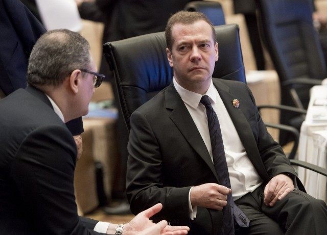 Russian Prime Minister Dmitry Medvedev attends the East Asia Summit at the Kuala Lumpur Co