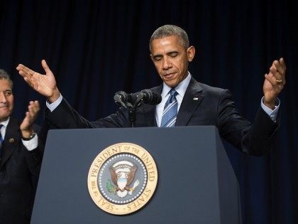 WASHINGTON, DC - FEBRUARY 04: U.S. President Barack Obama delivers remarks at the National
