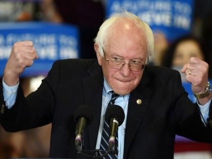 LAS VEGAS, NV - FEBRUARY 14: Democratic presidential candidate Sen. Bernie Sanders (I-VT)