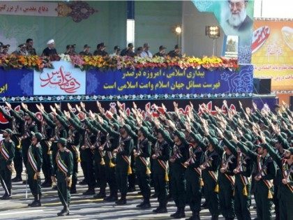 Members of Iran's elite Revolutionary Guards