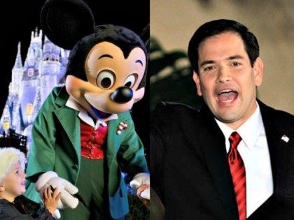 Mickey Disney and Marco Rubio Enthused Alan DiazAP