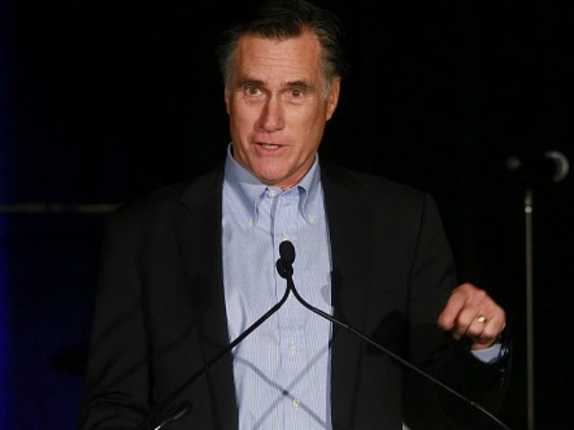 Mitt Romney speaks during the Republican National Committee's Annual Winter Meeting