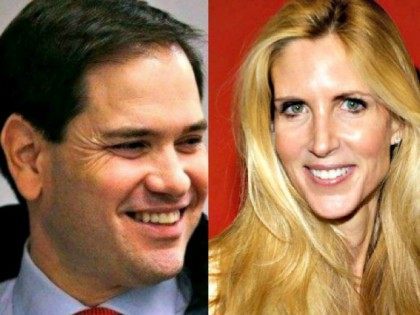 Rubio Grin and Ann Coulter